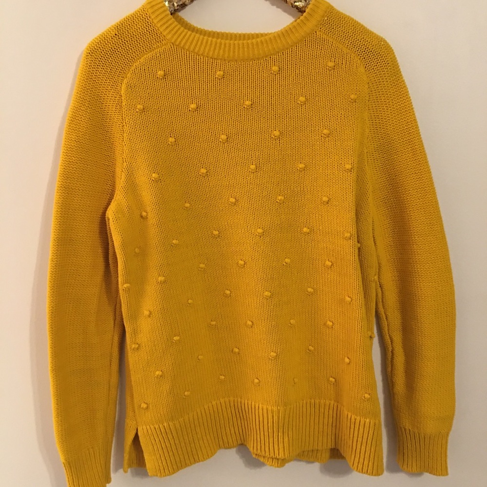 Mustard Dot Sweater